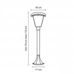 Светильник светодиодный уличный парковый Lightstar 375770 Lampione