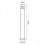 Светильник светодиодный уличный 800мм Lightstar 377707 Raggio