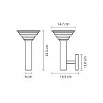 Светильник светодиодный уличный настенный Lightstar 379647 Piatto