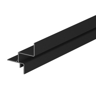 419107 Потолочный плинтус для ГКЛ PROFILED ЧЕРНЫЙ 1шт=2м