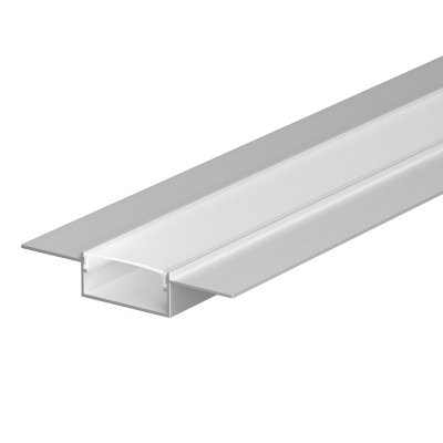 419208 Профиль PROFILED скрытого монтажа д/светодиодных лент шириной до 20 мм, 1шт=2м (матовый рассеиватель в комплекте)
