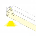 Профиль квадратный силиконовый 10х10 мм (тип А) PROFILED 10м/упак д/LED ленты Profiled Lightstar 441010