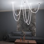Боковые крепления (2 шт.) д/силикон. профиля-трубы D18 мм д/LED ленты Profiled Lightstar 441890