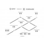 Трек двухконтактный однофазный встраиваемый Barra Lightstar 501018