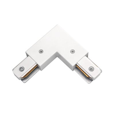 502126-1 Соединитель трековый угловой  BARRA L-образный (с питанием) к 50202X(-T), 50203X(-T) БЕЛЫЙ