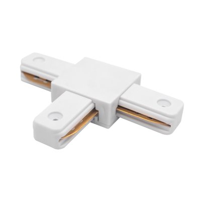 502136-P Соединитель трековый однофазный BARRA T-образный к 50202X-P, 50203X-P БЕЛЫЙ