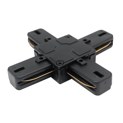 502147-P Соединитель трековый однофазный BARRA X-образный к 50202X-P, 50203X-P ЧЕРНЫЙ 502147-P Соединитель трековый однофазный BARRA X-образный к 50202X-P, 50203X-P ЧЕРНЫЙ