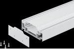 502420-6AI Профиль встраиваемый 2м для монтажа треков BARRA BASE в ПВХ потолок 1коробка=6шт