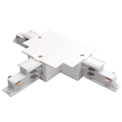 503136-R-DALIR Соединение правое тройное перекидное встраиваемое с подводом питания к треку 5030xx-DALI QUATTRO/DALI/ БЕЛЫЙ