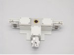 503136-RPSR Соединение тройное правое перекидное встраиваемое с подводом питания к треку 5030xx-R QUATTRO БЕЛЫЙ