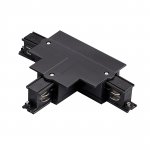 503137-RPSL Соединение тройное левое перекидное встраиваемое с подводом питания к треку 5030xx-R QUATTRO ЧЕРНЫЙ