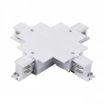 503146-R Соединение крестовое встраиваемое с подводом питания к треку 5030xx-R QUATTRO БЕЛЫЙ