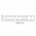 Трек четырехконтактный трехфазный Lightstar 504015 Barra