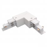504126-DALI Соединение угловое перекидное с подводом питания к треку 5040xx-DALI QUATTRO/DALI/ БЕЛЫЙ