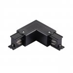 504127-FRPS Соединение угловое перекидное с подводом питания к треку 5040xx-(F)/(R) QUATTRO ЧЕРНЫЙ