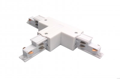 504136-DALIR Соединение правое тройное перекидное с подводом питания к треку 5040xx-DALI QUATTRO/DALI/ БЕЛЫЙ