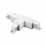 504136-FRPSL Соединение левое тройное перекидное с подводом питания к треку 5040xx-(F)/(R) QUATTRO БЕЛЫЙ