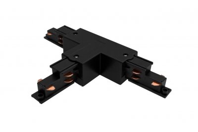 504137-DALIR Соединение правое тройное перекидное с подводом питания к треку 5040xx-DALI QUATTRO/DALI/ ЧЕРНЫЙ