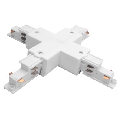 504146-DALI Соединение крестовое с подводом питания к треку 5040xx-DALI QUATTRO/DALI/ БЕЛЫЙ