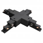 504147-DALI Соединение крестовое с подводом питания к треку 5040xx-DALI QUATTRO/DALI/ ЧЕРНЫЙ