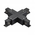 504147-FR Соединение крестовое с подводом питания к треку 5040xx-(F)/(R) QUATTRO ЧЕРНЫЙ