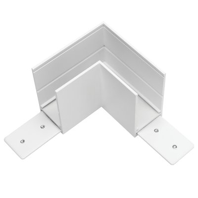 505126-ALU Соединитель горизонтальный TETA PRO L-образный БЕЛЫЙ для PRO