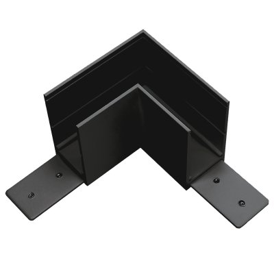 505127-ALU Соединитель горизонтальный TETA PRO L-образный ЧЕРНЫЙ для PRO