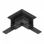 505247 Угловое соединение встраиваемое д/трека TETA PRO ЧЕРНЫ