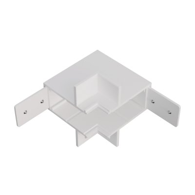 505256 Угловое соединение встраиваемое д/трека TETA PRO БЕЛЫЙ