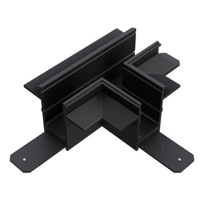 505267 Соединитель встраиваемый TETA PRO Т-образный ЧЕРНЫЙ для PRO