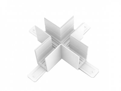 505286-ALU Соединитель TETA PRO Х-образный БЕЛЫЙ для PRO