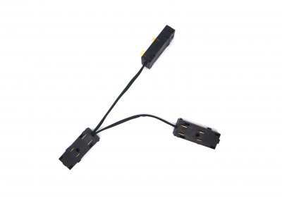 505293 Соединитель питания TETA PRO T-образный гибкий ЧЕРНЫЙ для PRO