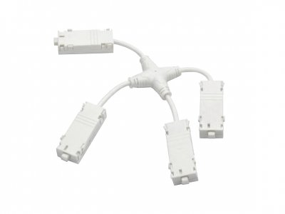 505294 Соединитель питания TETA PRO Х-образный гибкий БЕЛЫЙ для PRO