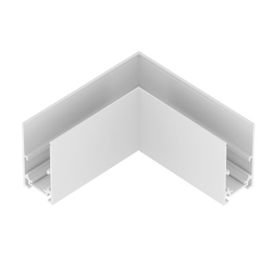 509126 Соединитель горизонтальный угловой UNO для накладного трека 509016/509026 БЕЛЫЙ