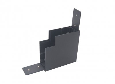509137P Соединитель вертикальный L-образный UNO PRO к 509027P, 509037P ЧЕРНЫЙ