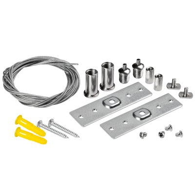 Комплект для подвесного монтажа накладный треков UNO (2 подвеса) Lightstar 509170 Комплект для подвесного монтажа накладный треков UNO (2 подвеса) Lightstar 509170