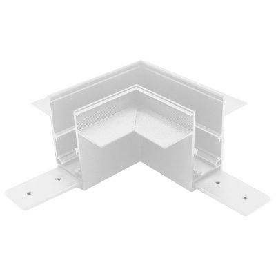 509246P Соединитель угловой UNO PRO для встраиваемых треков 509226(P)/509236P БЕЛЫЙ