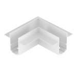 509246 Соединитель угловой горизонтальный UNO для встраиваемого трека 509226 БЕЛЫЙ