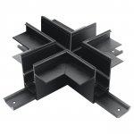 509287P Соединитель Х-образный UNO PRO к 509227(P)/509237P ЧЕРНЫЙ