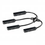 509294P4 Токопроводящий 4-контактный Х-образный соединитель UNO PRO к 509027(P)/509037P/509227(P)/509237P ЧЕРНЫЙ