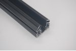 509437 Трек однофазный 48V д/натяжного потолка UNO PRO 3 метра ЧЕРНЫЙ (резинка 2х2м в комплекте)