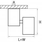 Светильник точечный накладной диодный Lightstar 51126 Punto