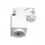 594006-WSA Адаптер для светильника с розеткой Shuko к треку 5030xx-R/5040xx-(F)/(R) QUATTRO БЕЛЫЙ