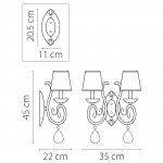 Светильник бра Lightstar 693622 Ricerco