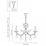 Люстра подвесная Lightstar 694082 Stregaro