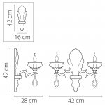 Светильник бра Lightstar 695622 Melagro