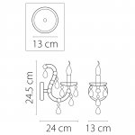 Светильник бра Lightstar 698615 Champa blu