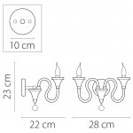 Светильник бра Lightstar 703624 Serpente