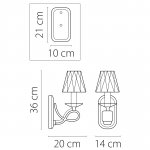 Светильник бра Lightstar 705614 Riccio