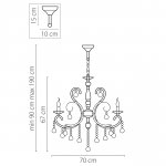 Люстра подвесная Lightstar 708084 Elegante